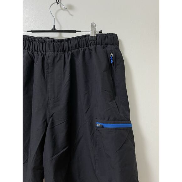 Outerknown Mens 8" Adventure Hybrid Unlined Shorts Size L Black Fishing Hiking - Picture 4 of 7